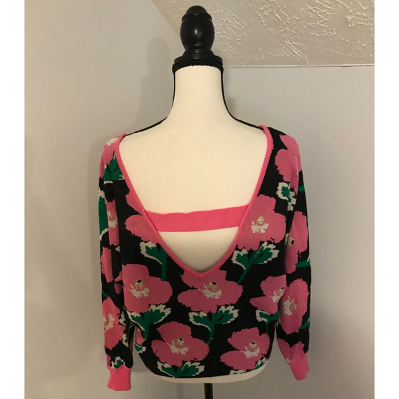 Anthropologie Daily Practice Hazy Daze Sweater Floral Pattern - Picture 4 of 10